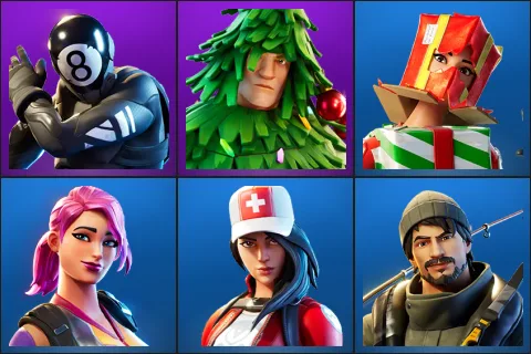 8-Ball vs Scratch, Lt. Evergreen, Holiday Boxy, Journey vs Hazard, Remedy vs Toxin, Turk vs Riptide
