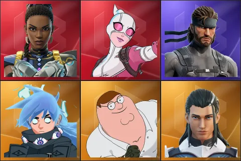 Shuri, Gwenpool, Solid Snake, Nezumi, Peter Griffin, The Ageless