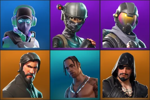 Breakpoint, Elite Agent, Rogue Agent, The Reaper, Travis Scott, Blackheart