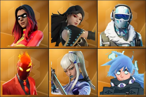Joltara, Era, Frostbite, Inferno, Mizuki, Nezumi