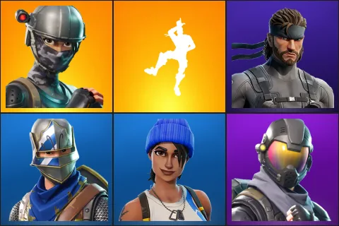 Elite Agent, Take The L, Solid Snake, Blue Squire, Blue Team Leader, Rogue Agent