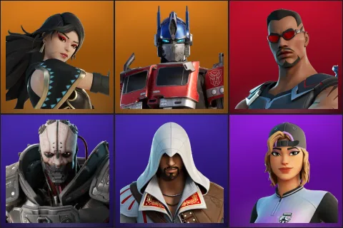 Era, Optimus Prime, Blade, Adam Smasher, Ezio Auditore, FFC Striker Sparkplug