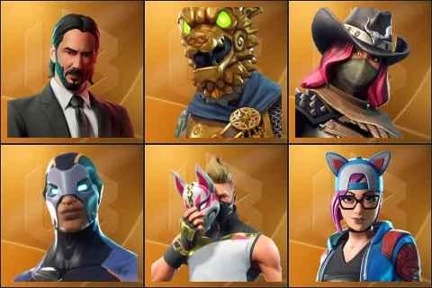 John Wick, Battle Hound, Calamity, Carbide, Drift, Lynx