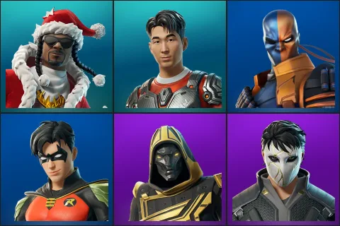 Santa Dogg, Sonny, Deathstroke Zero, Robin, Blitz Knight, Daigo