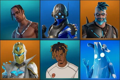 Travis Scott, Trilogy, Omegarok, Spectra Knight, Slayer Juice WRLD, Polar Peely