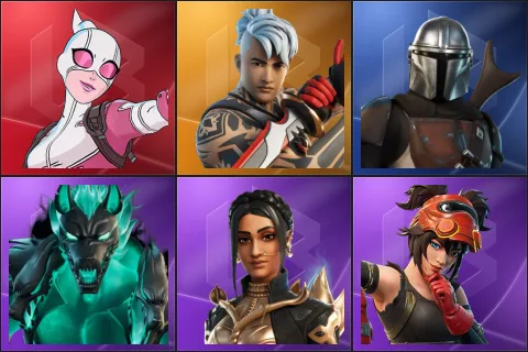 Gwenpool, Ronin, Mandalorian, Cerberus, Shanta, The Machinist
