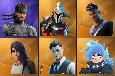 Solid Snake, Eternal Knight, Fade, Gear Specialist Maya, Midas, Nezumi