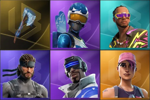 Leviathan Axe, Mogul Master, Lewis Hamilton, Solid Snake, Blue Striker, Rose Team Leader