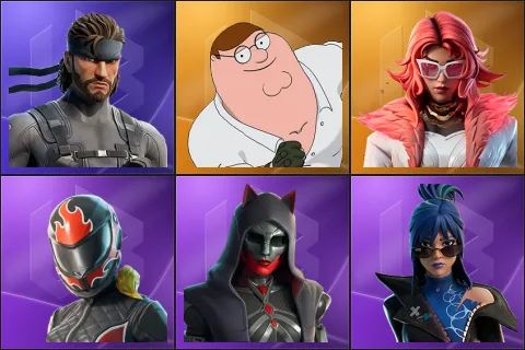 Solid Snake, Peter Griffin, Valeria, Burnoff, Felina, Hope
