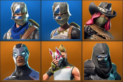 Blue Squire, Royale Knight, Calamity, Carbide, Drift, Enforcer