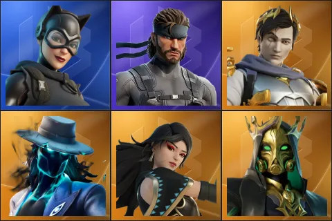 Catwoman Zero, Solid Snake, Ascendant Midas, Deadeye, Era, Hades