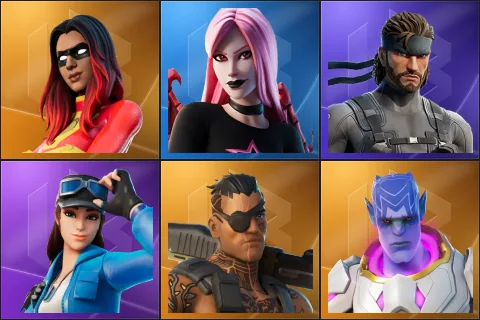 Joltara, Haze, Solid Snake, Cloud Striker, Joey, Kymera