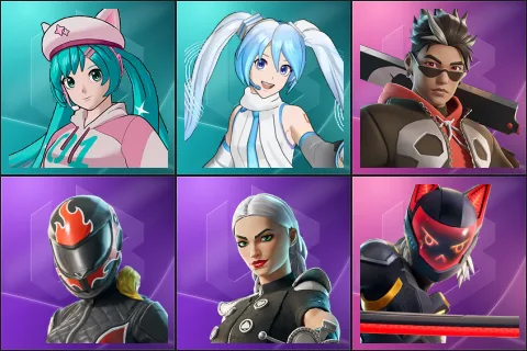 Neko Hatsune Miku, Snow Miku, Bones, Burnoff, Cassidy Quinn, Nyangelica