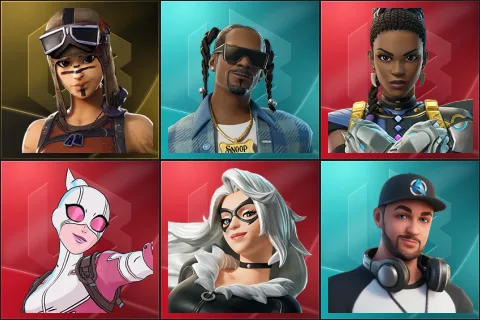 Renegade Raider, Snoop Dogg, Shuri, Gwenpool, Black Cat, Ali-A