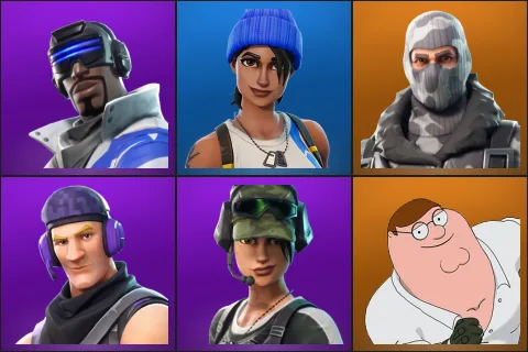 Blue Striker, Blue Team Leader, Havoc, Sub Commander, Trailblazer, Peter Griffin