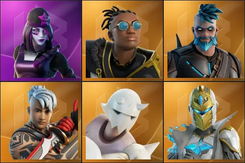 Dark Skully, Malik, Omegarok, Ronin, Snap, Spectra Knight