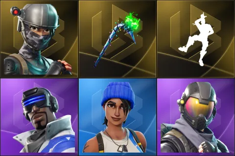 Elite Agent, Merry Mint Axe, Take The L, Blue Striker, Blue Team Leader, Rogue Agent