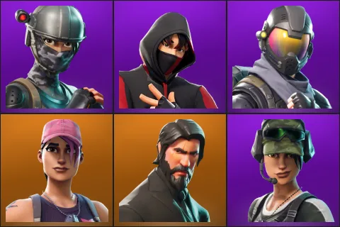Elite Agent, IKONIK, Rogue Agent, Rose Team Leader, The Reaper, Trailblazer