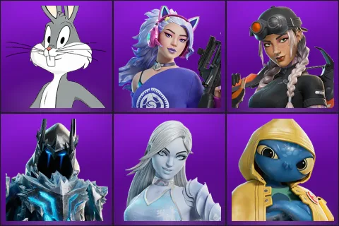 Bugs Bunny, Dasha, Elite Jules, Exalted Ice King, Lady Windfrost, Squibbly