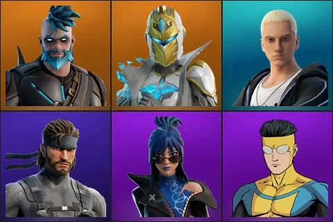 Omegarok, Spectra Knight, Slim Shady, Solid Snake, Hope, Invincible