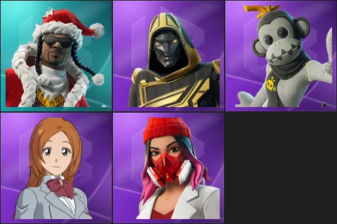 Santa Dogg, Blitz Knight, GHOST Monks, Orihime Inoue, Yulejacket