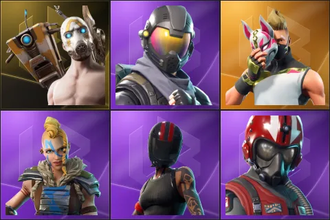 Psycho Bandit, Rogue Agent, Drift, Huntress, Redline, Wingman