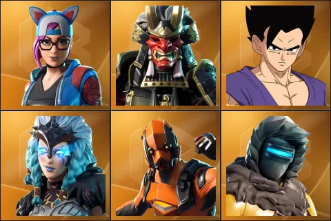 Lynx, Shogun, Son Gohan, Valkyrie, Vertex, Zenith