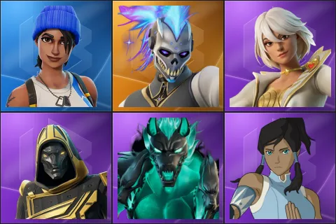 Blue Team Leader, Renzo the Destroyer, Aphrodite, Blitz Knight, Cerberus, Korra