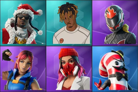 Santa Dogg, Slayer Juice WRLD, Burnoff, Explorer Emilie, Yulejacket, Mr. Dappermint