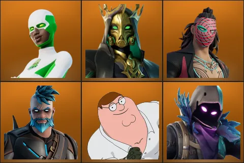 Backlash, Hades, Kado Thorne, Omegarok, Peter Griffin, Raven