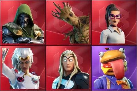 Doctor Doom, Groot, Jennifer Walters, Storm, Thor, Beef Boss