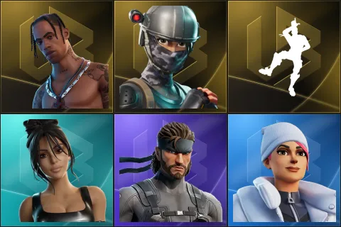 Travis Scott, Elite Agent, Take The L, Iconic Kim Kardashian, Solid Snake, Blizzard Bomber