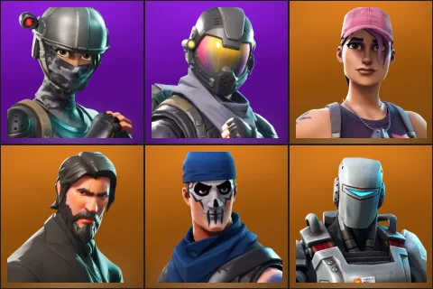Elite Agent, Rogue Agent, Rose Team Leader, The Reaper, Warpaint, A.I.M.