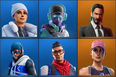 Blizzard Bomber, Breakpoint, John Wick, Point Patroller, Prodigy, Rose Team Leader