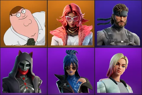 Peter Griffin, Valeria, Solid Snake, Felina, Hope, Jackie