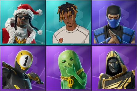 Santa Dogg, Slayer Juice WRLD, Sub-Zero (MK3), 1-Ball, Big Dill, Blitz Knight