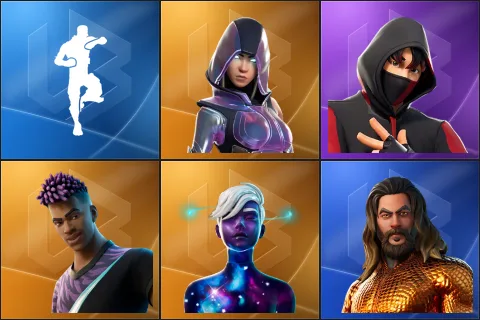 Scenario, Glow, IKONIK, Fade, Galaxy Scout, Aquaman