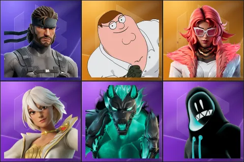 Solid Snake, Peter Griffin, Valeria, Aphrodite, Cerberus, Grimey