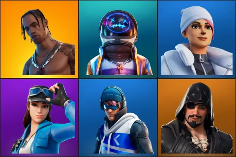 Travis Scott, Astro Jack, Blizzard Bomber, Cloud Striker, Point Patroller, Blackheart