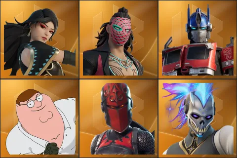 Era, Kado Thorne, Optimus Prime, Peter Griffin, Red Knight, Renzo the Destroyer