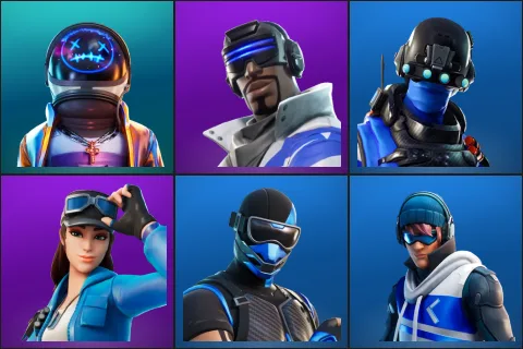 Astro Jack, Blue Striker, Carbon Commando, Cloud Striker, Fixer, Point Patroller