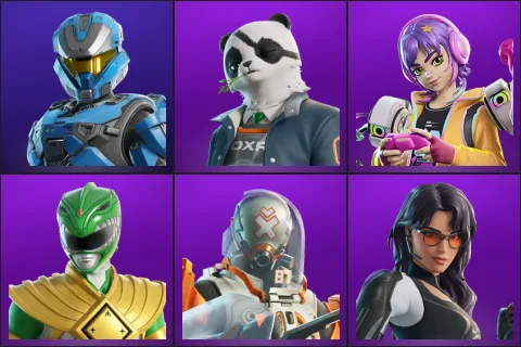 UNSC Spartan, Agent Patch, Battle Gamer Mae, Green Ranger, Lt. Ripp Slade, Onyx Winter