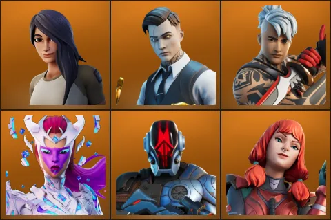 Gear Specialist Maya, Midas, Ronin, The Cube Queen, The Foundation, The Imagined