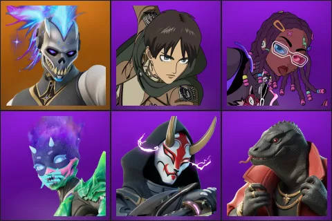 Renzo the Destroyer, Eren Jaeger, Imani, Mystica, Stray, Thunder