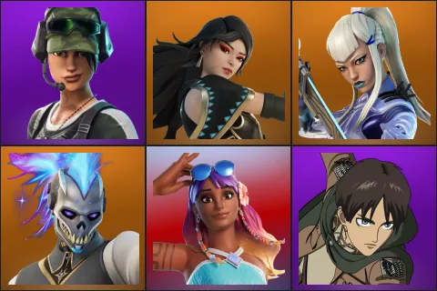 Trailblazer, Era, Mizuki, Renzo the Destroyer, Breezabelle, Eren Jaeger