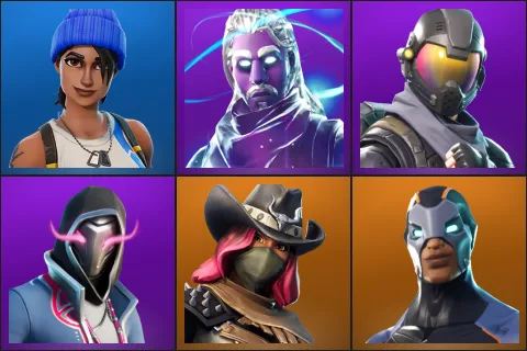 Blue Team Leader, Galaxy, Rogue Agent, Xander, Calamity, Carbide