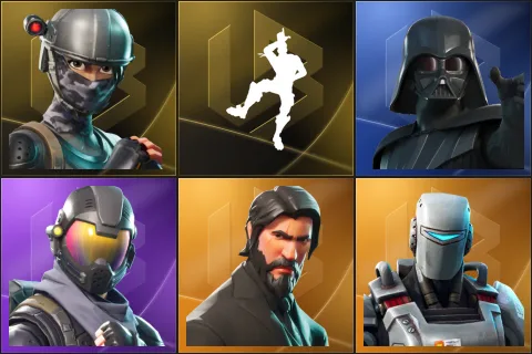 Elite Agent, Take The L, Darth Vader, Rogue Agent, The Reaper, A.I.M.