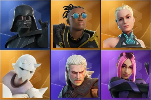Darth Vader, Malik, Paradigm (Reality-659), Snap, Geralt of Rivia, Adira
