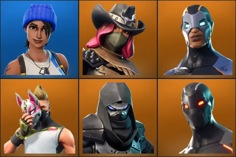 Blue Team Leader, Calamity, Carbide, Drift, Enforcer, Omega