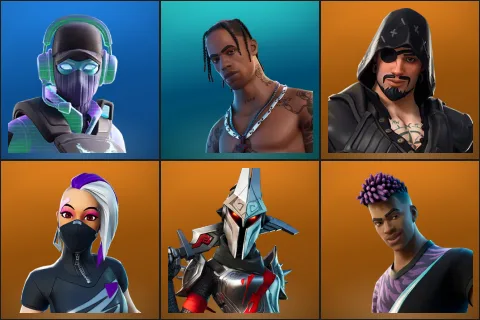 Breakpoint, Travis Scott, Blackheart, Catalyst, Eternal Knight, Fade